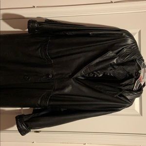 Jacqueline Ferrar Black Trench Coat